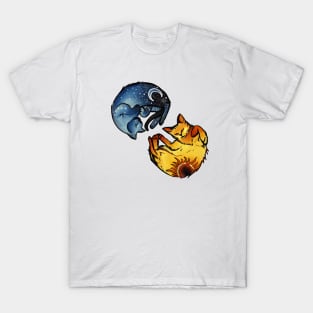 Cat moon and Cat sun T-Shirt